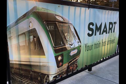 Celebrations marked the opening of the Sonoma-Marin Area Rail Transit District commuter line in the North Bay area of California (Photo: SMART).